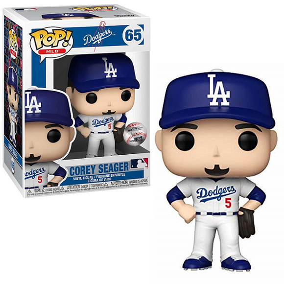 Corey Seager #65 – Dodgers Funko Pop! MLB [Home Uniform]