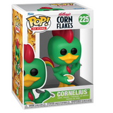 Cornelius #225 Kelloggs Corn Flakes Funko Pop displayed in box, front view