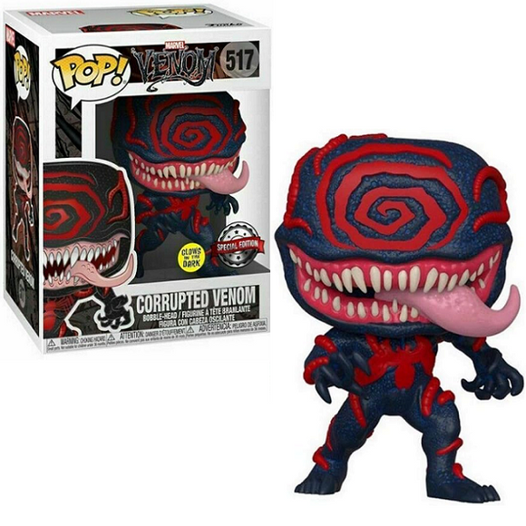 Corrupted Venom #517 - Marvel Venom Funko Pop! [GITD Special Edition]