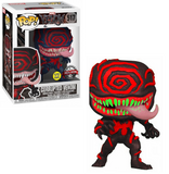 Corrupted Venom #517 Marvel Venom Funko Pop shown in-box and out-of-box, front view