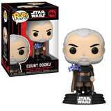 Count Dooku #744 Star Wars Darkside Funko Pop! in box and out of box