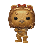 Cowardly Lion #1515 The Wizard of Oz Golden Metallic Chase Funko Pop figure out of box with detailed mane and timid pose
