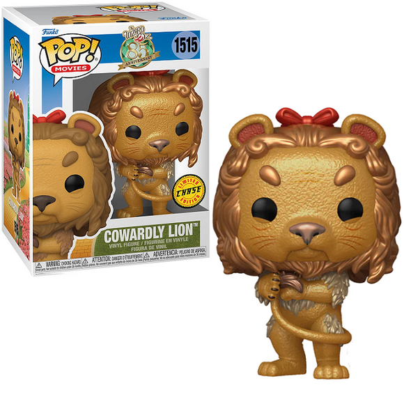 Cowardly Lion #1515 - The Wizard of Oz 85th Funko Pop! Movies [Metallic Chase]