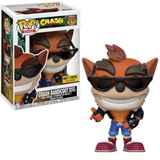 Crash Biker Outfit #275 Crash Bandicoot Funko Pop Hot Topic Exclusive in box and out of box