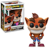 Crash Bandicoot #273 Funko Pop Flocked GameStop Exclusive in box and out of box