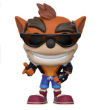 Crash Bandicoot Biker Outfit #275 Funko Pop out of box