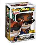 Crash Bandicoot Biker Outfit #275 Funko Pop inside retail box