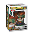 Crash Bandicoot #421 Funko Pop with Scuba Gear — in-box view