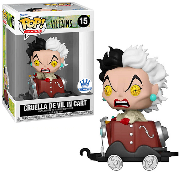 Cruella De Vil in Cart #15 - Disney Villains Funko Pop! Trains [Funko Exclusive]