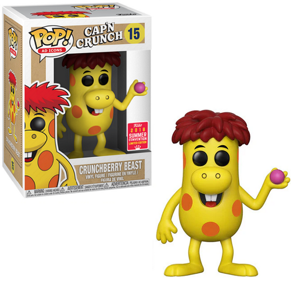 Crunchberry Beast #15 - Cap'n Crunch Funko Pop! Ad Icons [2018 Summer Convention Limited Edition]