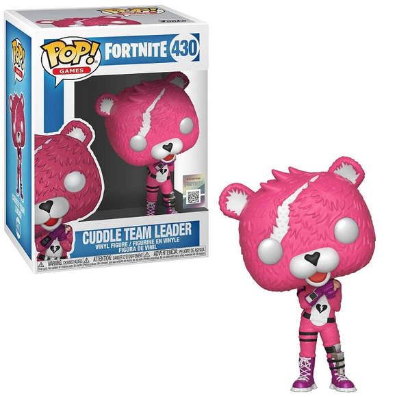 Cuddle Team Leader #430 Fortnite Funko Pop in box and out of box
