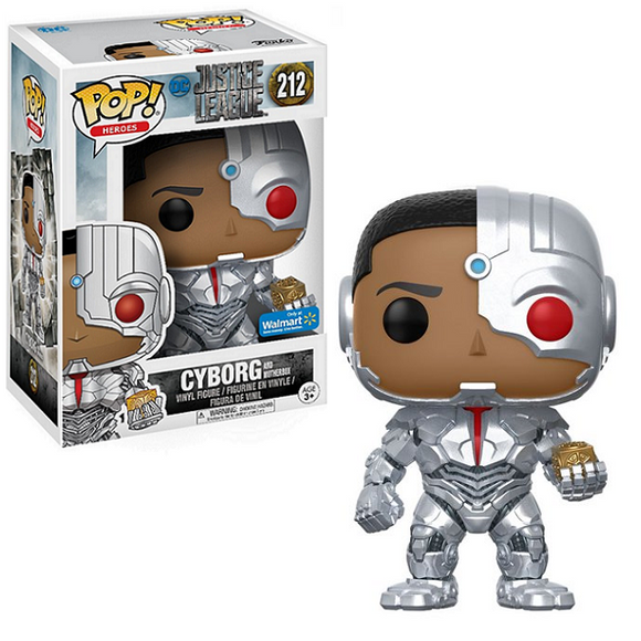 Cyborg And Mother Box #212- Justice League Funko Pop! Heroes [Walmart Exclusive]