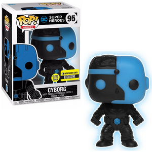 Cyborg #95 - DC Super Heroes Funko Pop! Heroes [GITD EE Exclusive]