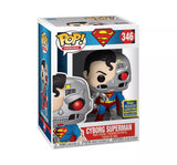 Cyborg Superman #346 Superman Funko Pop Heroes 2020 Summer Convention Exclusive in box view