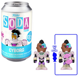 Cyborg Teen Titans Go Funko Soda figure in can and out of can