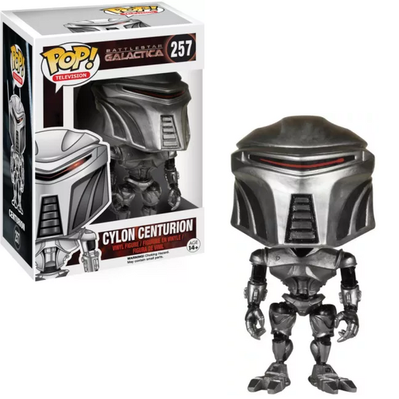 Cylon Centurion #257 Battlestar Galactica Funko Pop in box and out of box