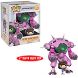 D.Va with Meka #177 Overwatch 6 inch Funko Pop Games in box and out of box