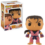 Dan #142 Street Fighter Funko Pop! shown in and out of box