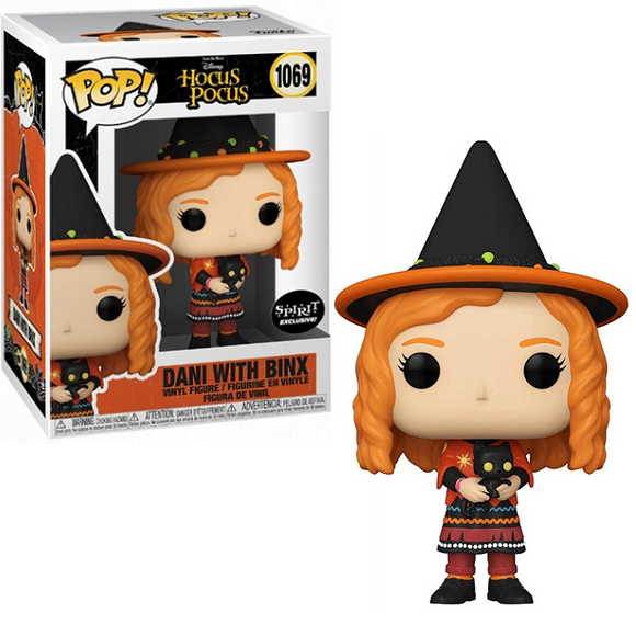 Dani with Binx #1069 – Hocus Pocus Funko Pop! [Spirit Exclusive]