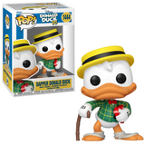 Dapper Donald Duck #1444 Disney Donald Duck 90th Funko Pop figure in box and out of box