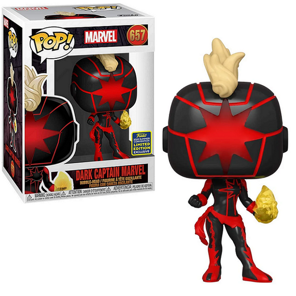 Dark Captain Marvel #657 - Marvel Funko Pop! [2020 Summer Convention Exclusive]