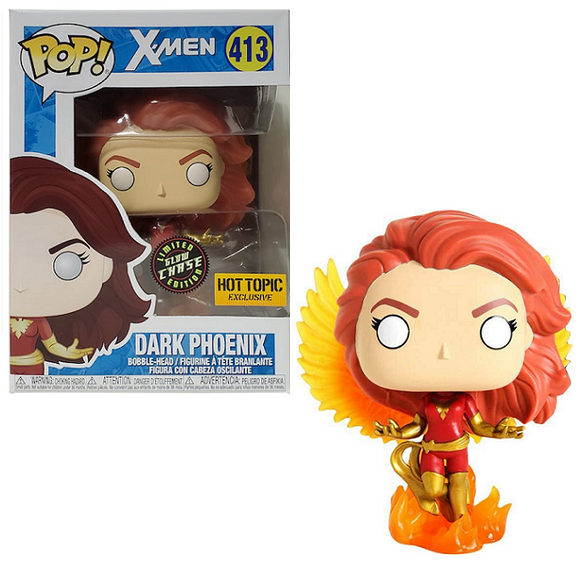 Dark Phoenix #413 - X-Men Funko Pop! [Gitd Chase Hot Topic Exclusive]