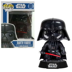 Darth Vader #01 - Star Wars Funko Pop! [Blue Box Small Font]