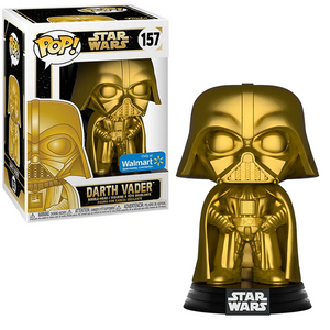 Darth Vader #157 - Star Wars Funko Pop! [Gold Walmart Exclusive]