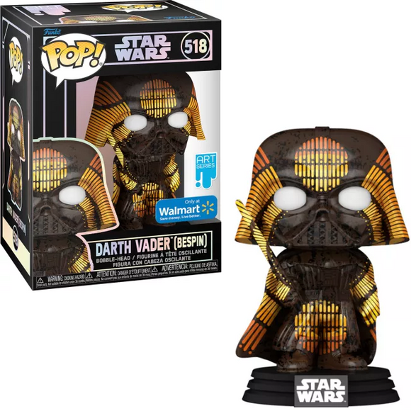 Darth Vader (Bespin) #518 Star Wars Art Series Funko Pop with Pop Stack in box and out of box