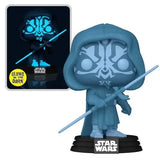 Darth Maul #740 Star Wars Darkside Funko Pop Holographic GITD Specialty Series out of box glam shot