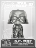 Darth Vader #02 Star Wars Die-Cast Silver Funko Pop! Chase out of box