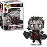 Dead Strange #1032 Funko Pop figure shown in and out of the box with ghostly spirit effects