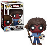 Deadpool As Bob Ross #319 Marvel Funko Pop in box and out of box