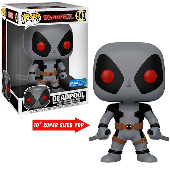 Deadpool #543 – Deadpool Funko Pop! [10-Inch Gray Walmart Exclusive]