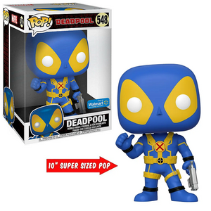 Deadpool #548 – Deadpool Funko Pop! [10-Inch Blue & Yellow Walmart Exclusive]