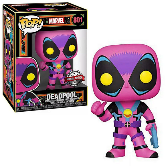 Deadpool #801 - Marvel Funko Pop! [Blacklight Special Edition]