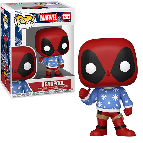 Deadpool in Sweater #1283 - Marvel Funko Pop! [Holiday]