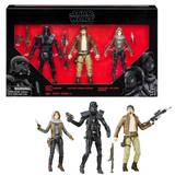 Death Trooper Cassian Andor Jyn Erso Rogue One Star Wars 6 inch Black Series set sealed in box in box and out of box