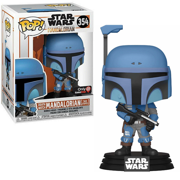 Death Watch Mandalorian [Two Stripes] #354 – The Mandalorian Funko Pop! [GameStop Exclusive]