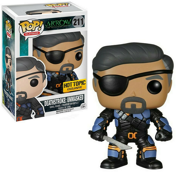 Deathstroke Unmasked #211 - Arrow Funko Pop! TV [Hot Topic Exclusive]