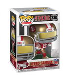 Deebo Samuel #238 Funko Pop! displayed inside the box, front view