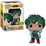Deku #596 Glow in the Dark Entertainment Earth Exclusive My Hero Academia Funko Pop figure in box and out of box