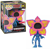 Demogorgon #428 Stranger Things Blacklight Funko Pop! figure in and out of box