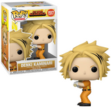 Denki Kaminari #1517 My Hero Academia Funko Pop shown in-box and out-of-box, front view