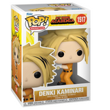Denki Kaminari #1517 My Hero Academia Funko Pop displayed inside the box, front view