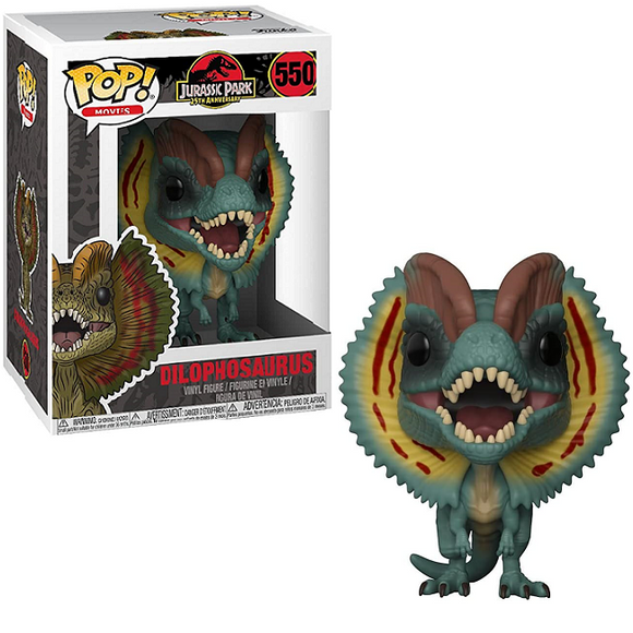 Dilophosaurus #550 - Jurassic Park Funko Pop! Movies