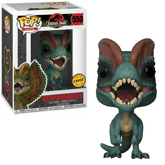 Dilophosaurus #550 - Jurassic Park Funko Pop! Movies [Chase Version]