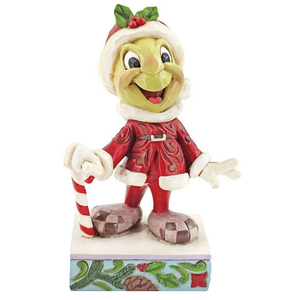 Disney Traditions Pinocchio Jiminy Cricket Santa Be Wise and Be Merry by Jim Shore Statue