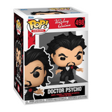 Doctor Psycho #498 Harley Quinn The Animated Series Funko Pop displayed in box, front view