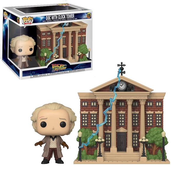 Doc with Clock Tower #15 - Back to the Future Funko Pop! Town